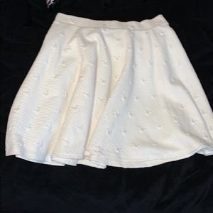 Disney Mickey heads quilted skater skirt